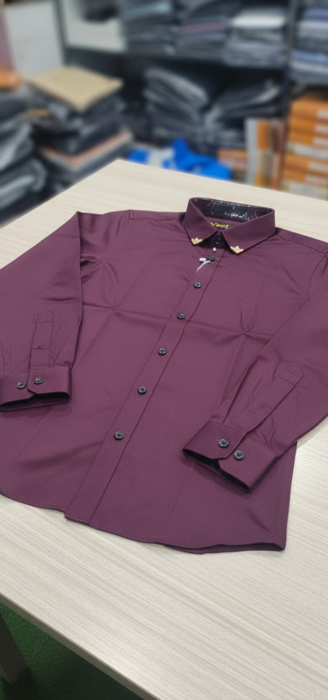Maroon Shirt For Men/Boys