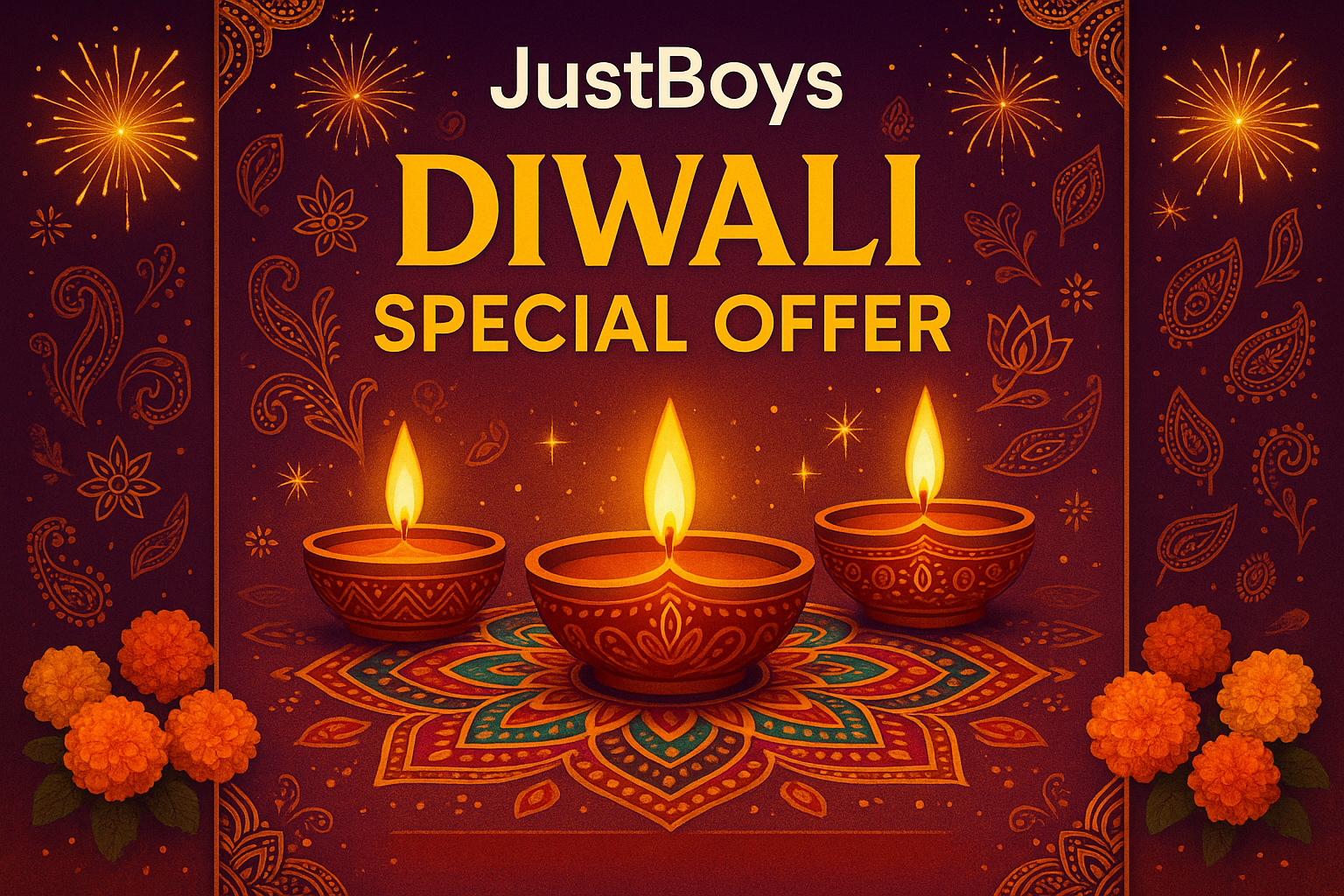 Make Diwali Offer Post For Justboys